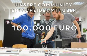 Das gemeinnützige Recherchebüro Correctiv lässt die Community über den Einsatz von Recherche-Budgets mit entscheiden. (Quelle: correctiv.org)